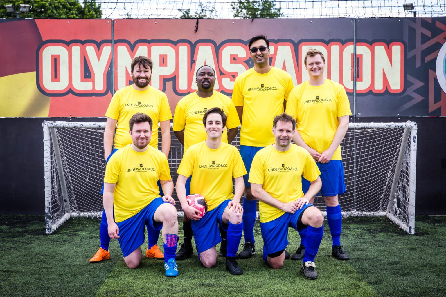 Underwoods football team in the Octane cup Underwood & Co